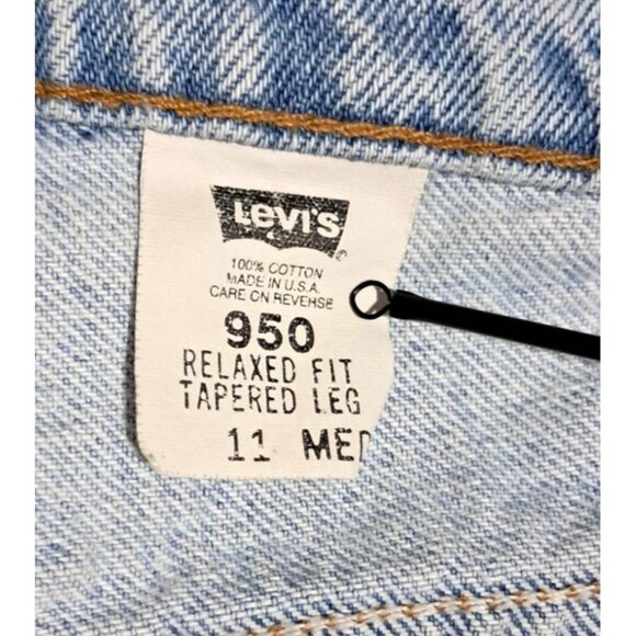 VIntage 90s Levis Size 11 950 Orange Tab Mom Jeans Relaxed Tapered USA - Picture 3 of 13